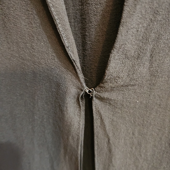 Eileen Fisher Sheer Silk Georgette Duster Jacket Size Medium Petite - Picture 5 of 9